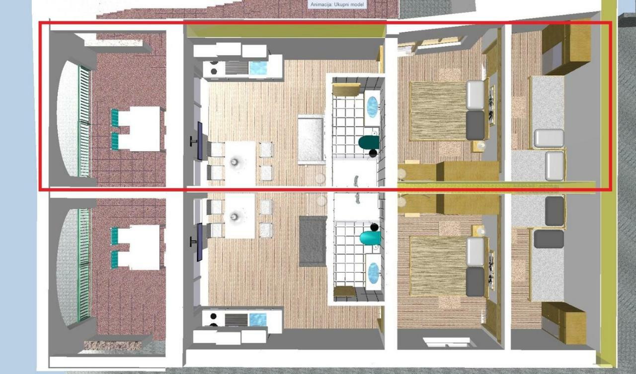Apartments In 자오스트로그 외부 사진